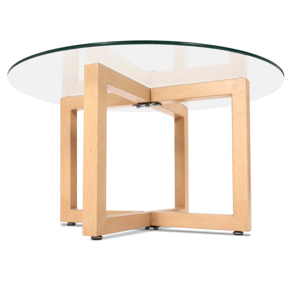 Artiss Tempered Glass Coffee Table