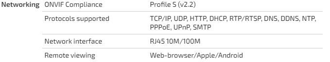 DOME MINI 15M IR IP CAMERA 3.6MM LENS IP65 POE 1080P
