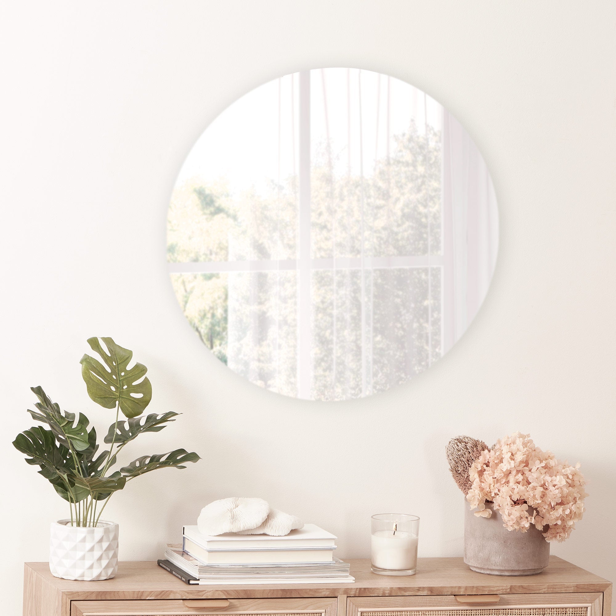 MarketLane Large Urban Frameless Round Vanity Mirror – Coles Best Buys ...