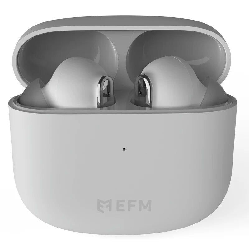 EFM TWS Detroit Earbuds w/ Wireless Charging White