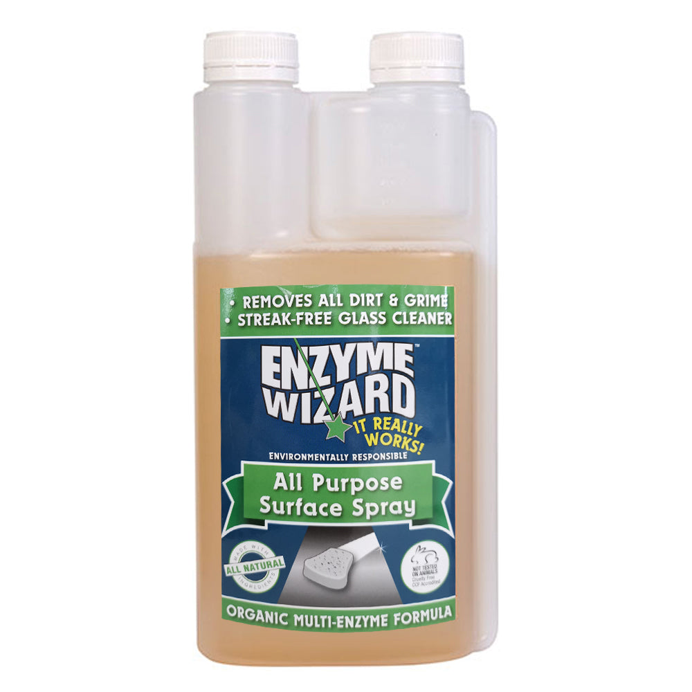 2x Enzyme Wizard All Purpose Surface 1L Twin