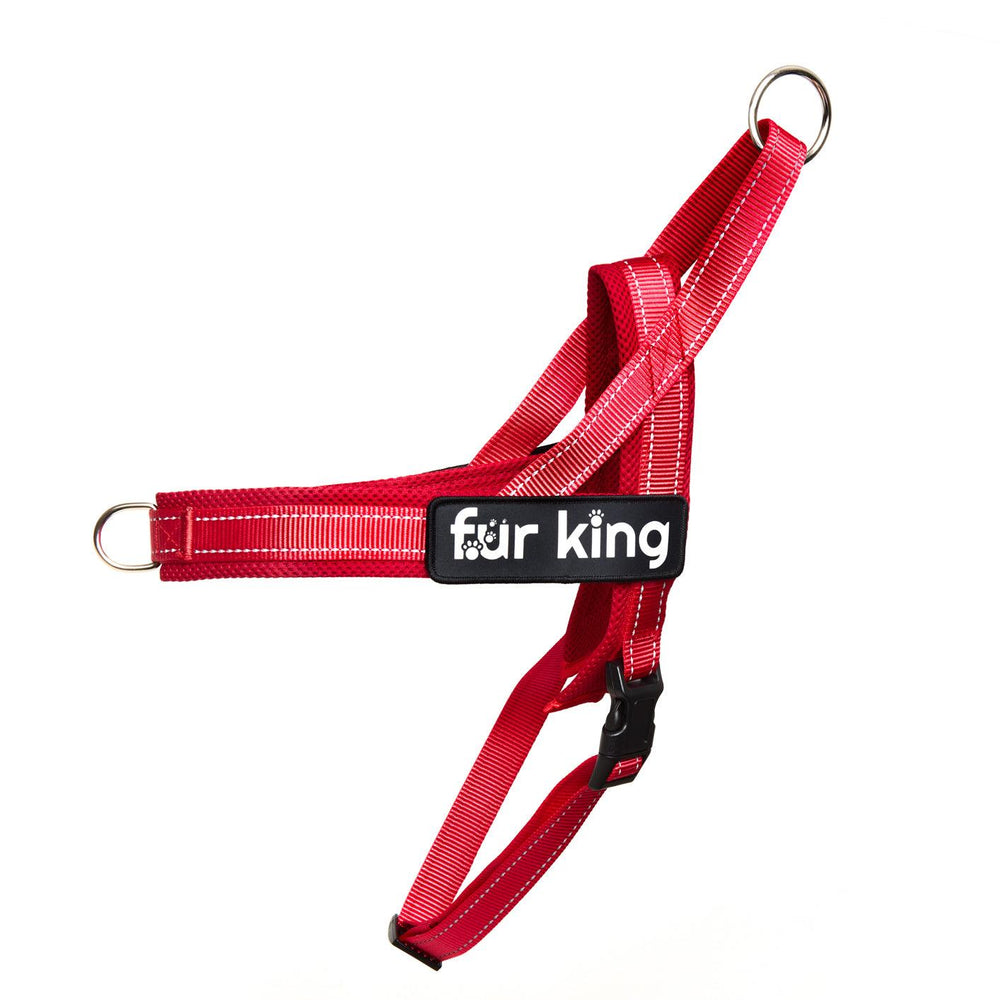 Fur King Signature Quick Fit Harness Large Red
