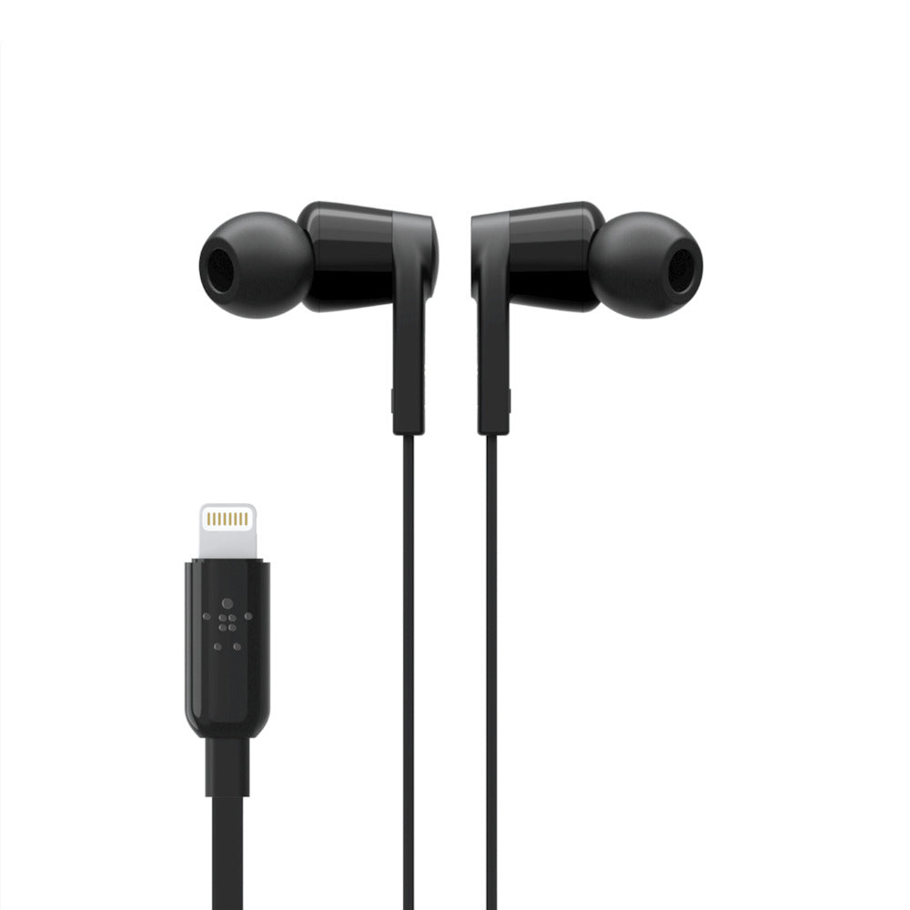 Belkin Rockstar Headphones w/ Lightning Connector - Black
