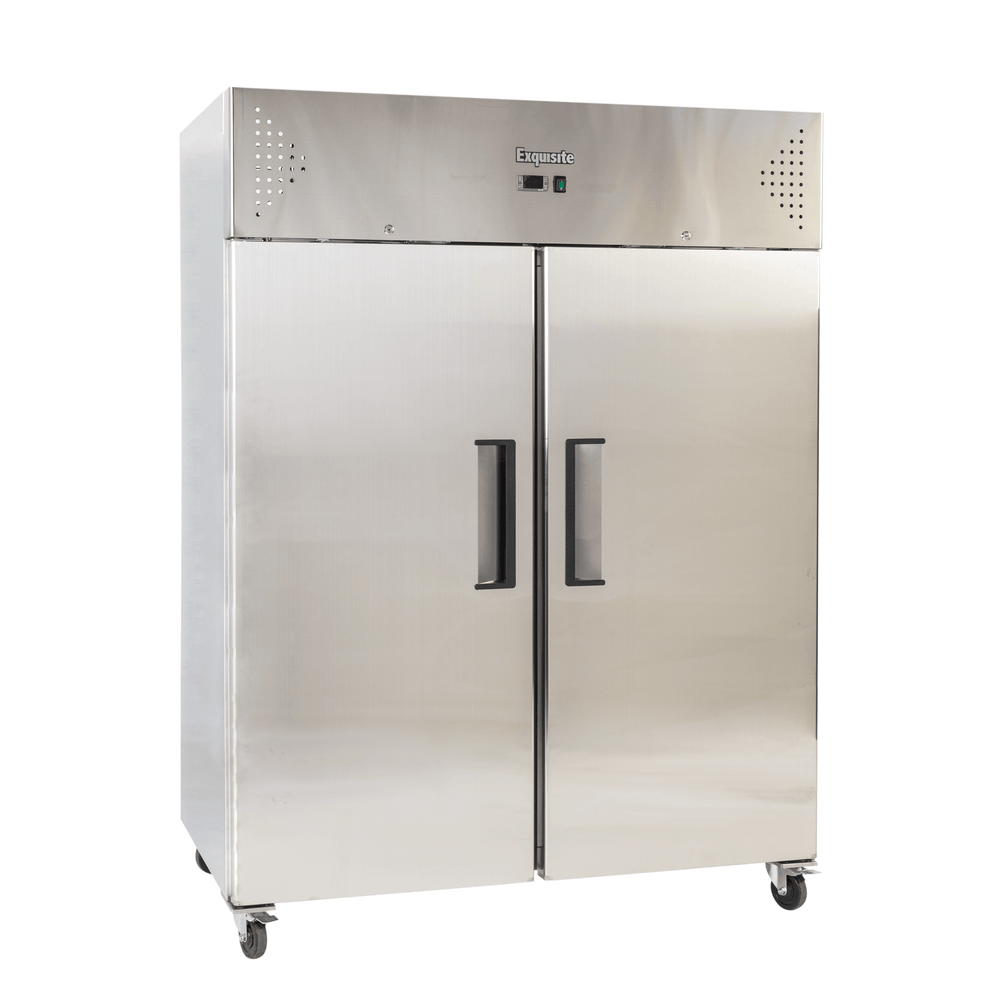 Exquisite GSC1410H Two Solid Doors Upright Storage Commercial Refrigerators 1476 Litre