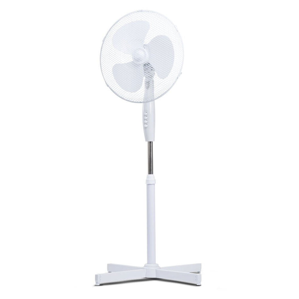 Goldair Select 40cm/45W Oscillating Pedestal Fan - White