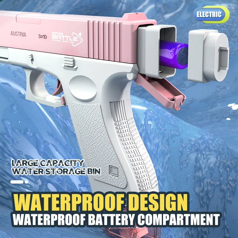 Toys Glock Clip Version of Bullet Drum The Electric Water Gun 2023 New Outdoor Child Design Shooting Game Pistol Kids Toys