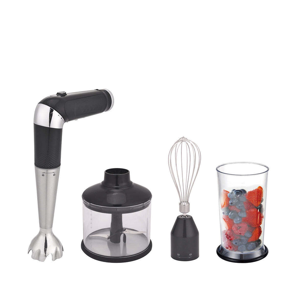 Healthy Choice Cordless Stick Hand Blender &amp; Mixer 700ml w/ Kitchen Accessories