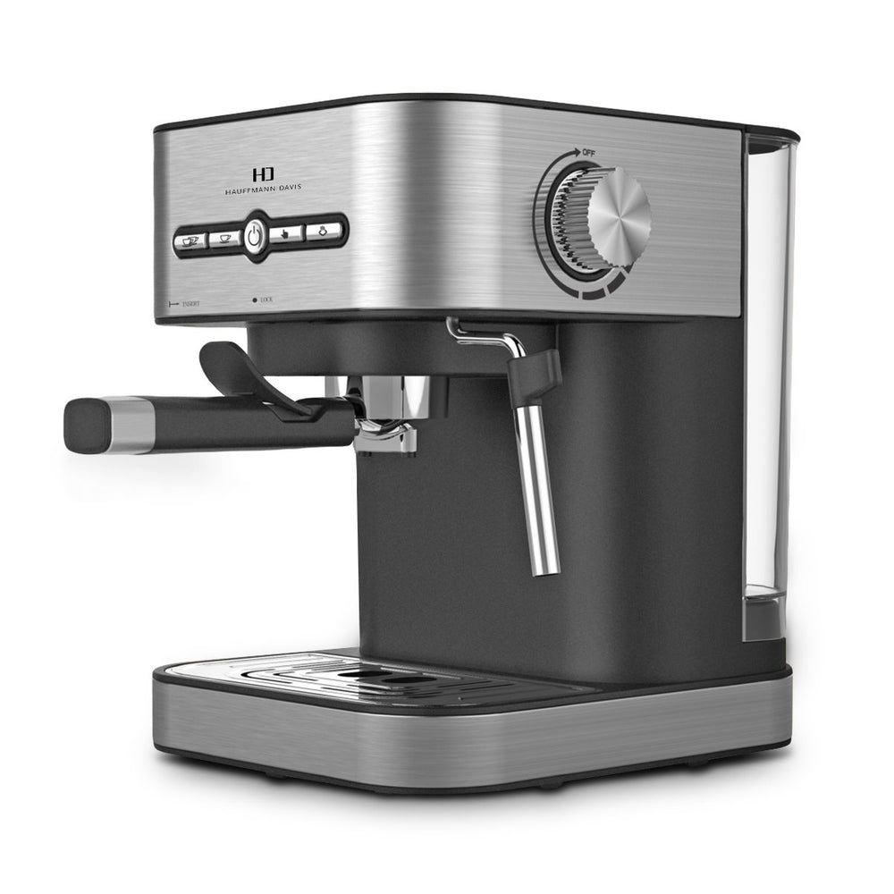 Automatic Coffee Espresso Machine by Hauffmann Davis with Steam Frother