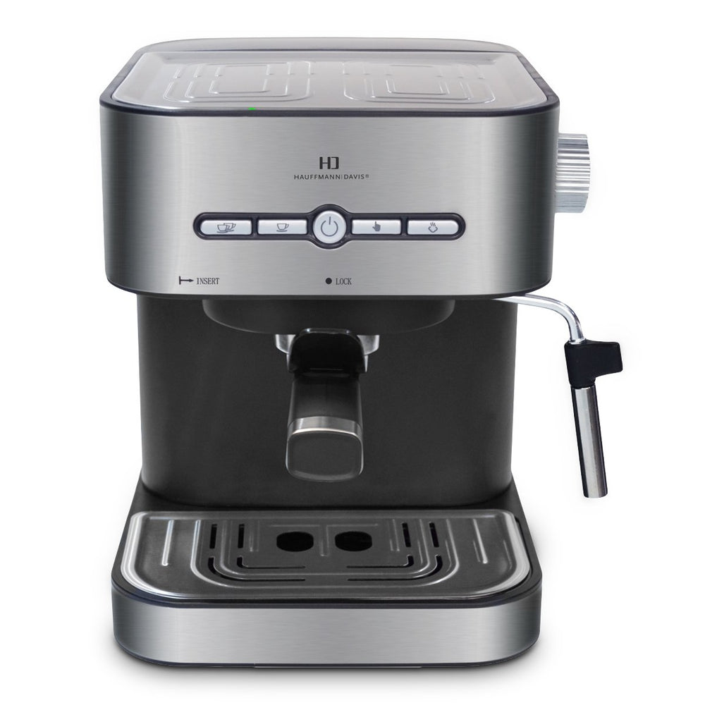Automatic Coffee Espresso Machine by Hauffmann Davis with Steam Frother