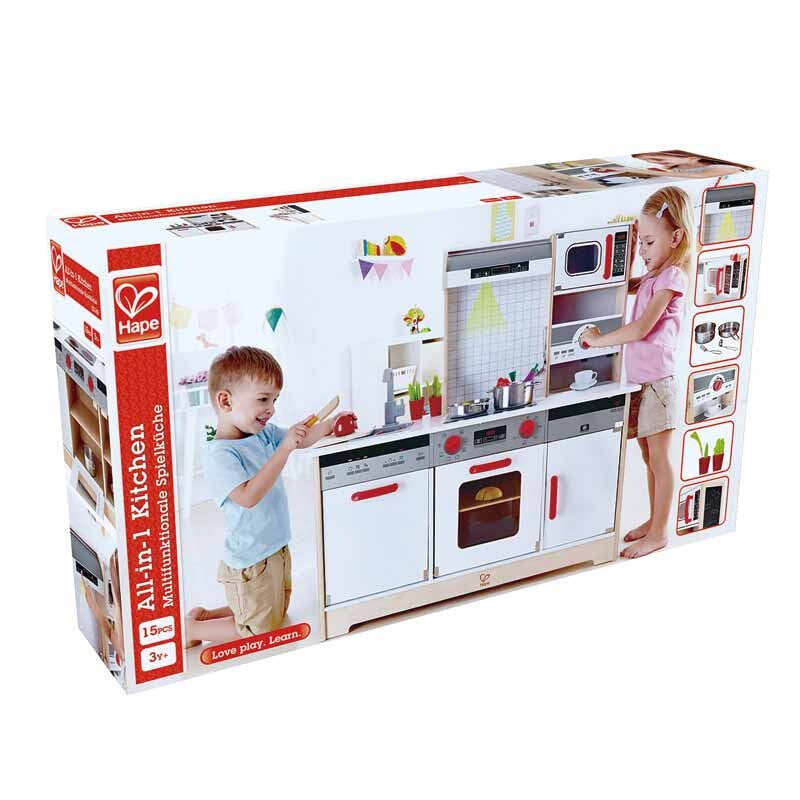 15pc Hape All In 1 Kitchen