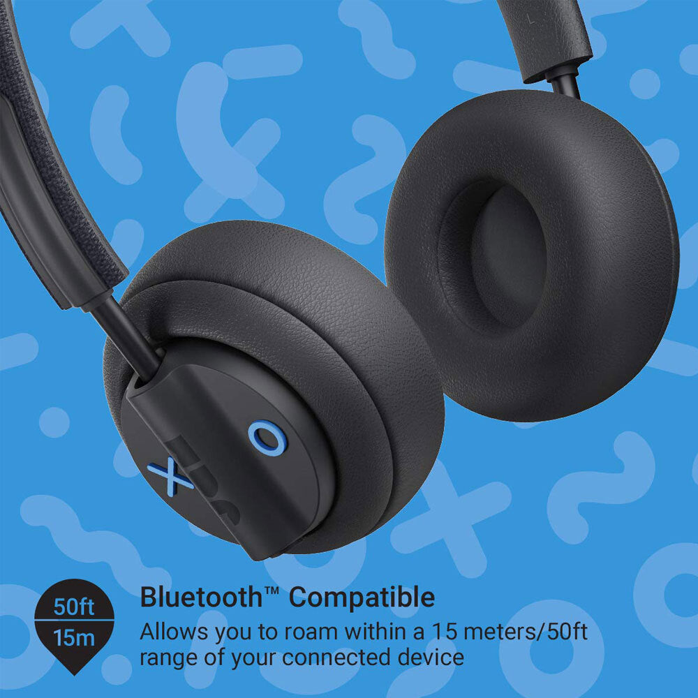 Jam Out There Bluetooth Wireless Headphones - Black