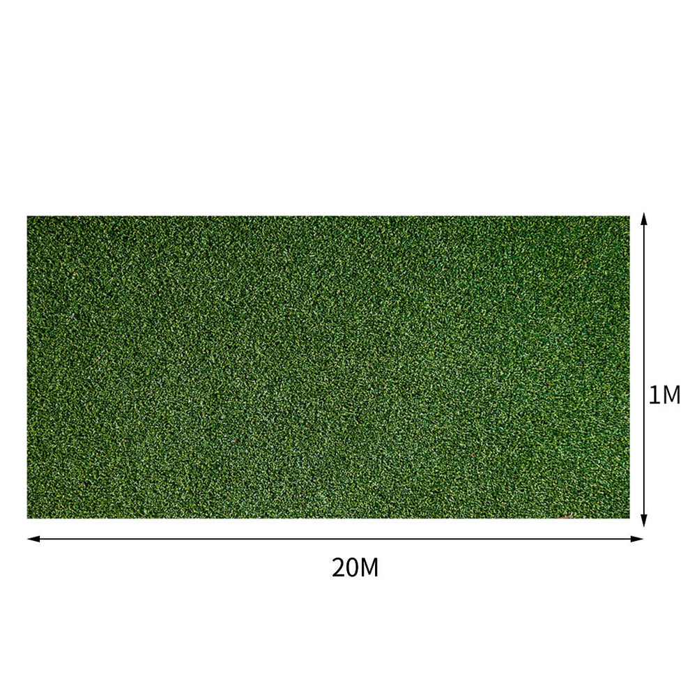 Marlow Artificial Grass Synthetic Turf Fake Plastic Plant 17mm 40SQM Lawn 1x20m