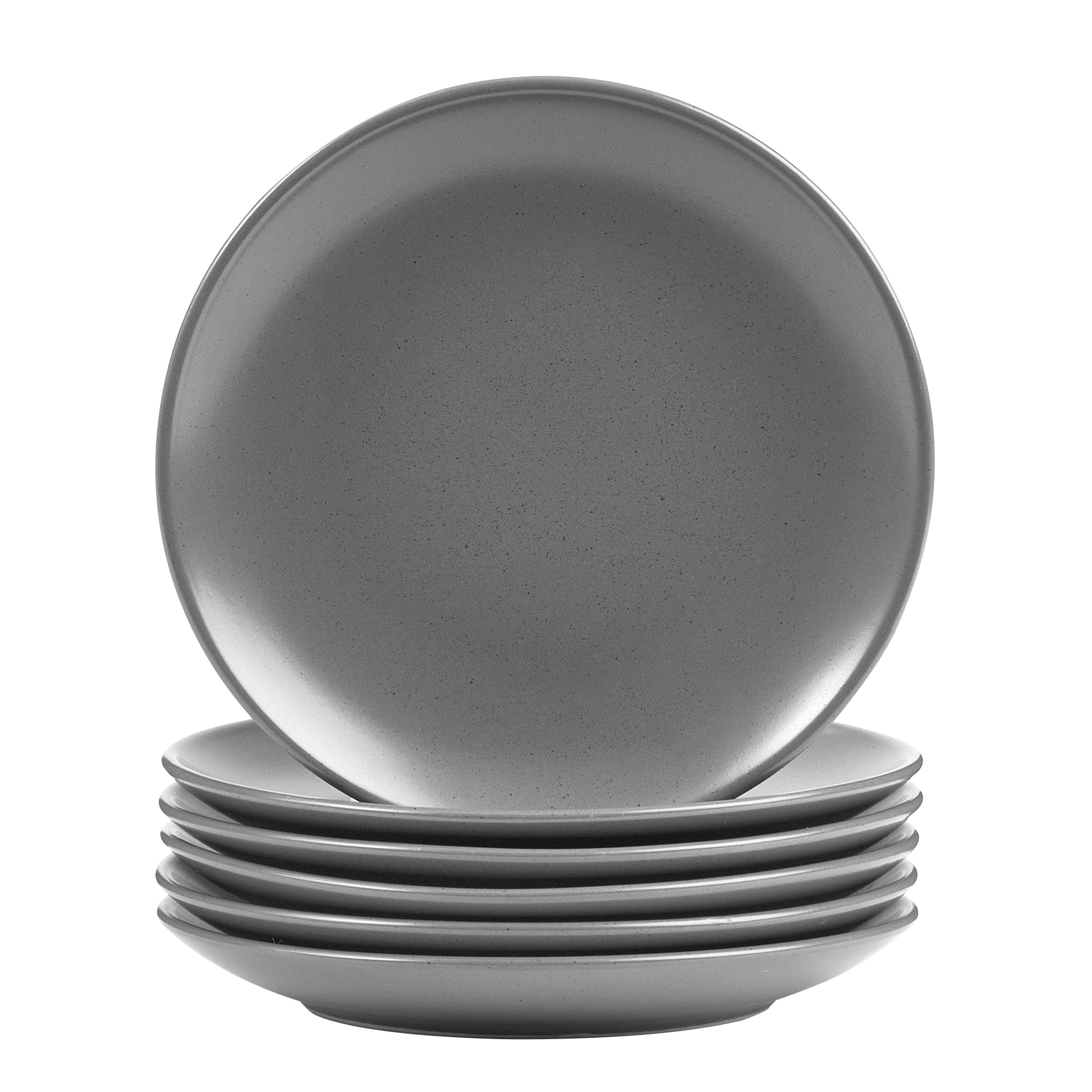 Set Of 6, Mari Dinning Plate - Charcoal – Coles Best Buys Online Exclusives