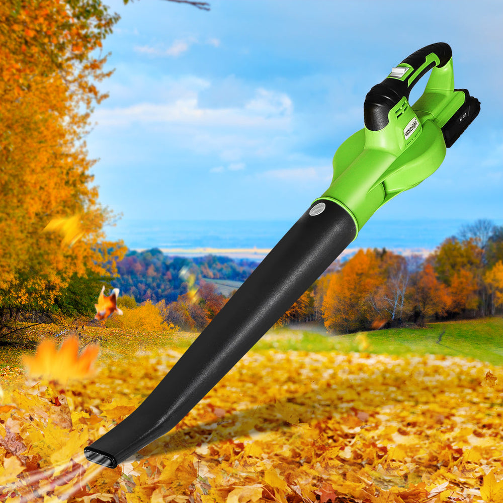 Traderight 20V Leaf  Blower Electric Cordless Lithium Battery Nozzles 1-Speed Garden