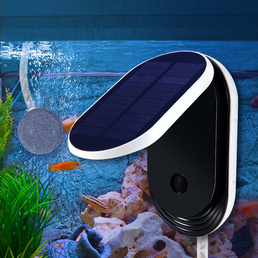 Traderight Group  Solar Oxygenator Air Pump Powered Pool Water Pond Outdoor Fish Oxygen Tank