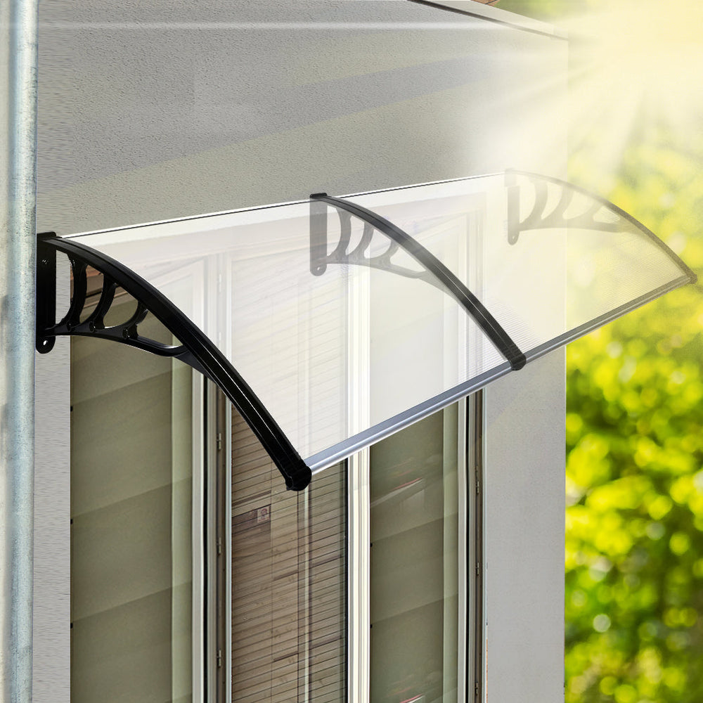 Mountview Window Door Awning Outdoor Canopy UV Patio Rain Cover DIY 1M X 2.4M