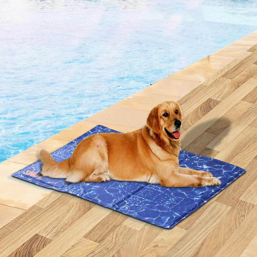 PaWz Pet Cooling Mat Gel Mats Bed Cool Pad Puppy Cat Non-Toxic Beds Summer XL