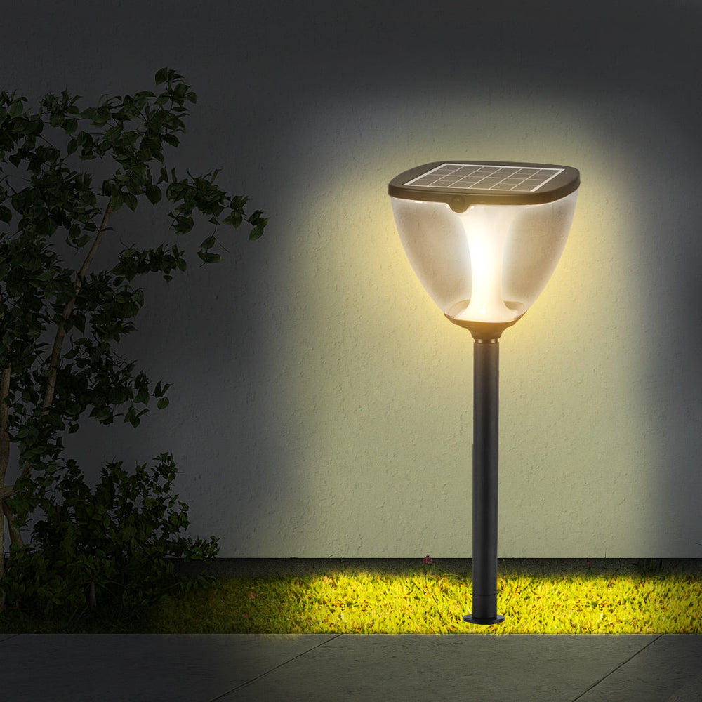 EMITTO LED Solar Powered Garden Lights Pathway Landscape Lawn Lamp Patio 80cm