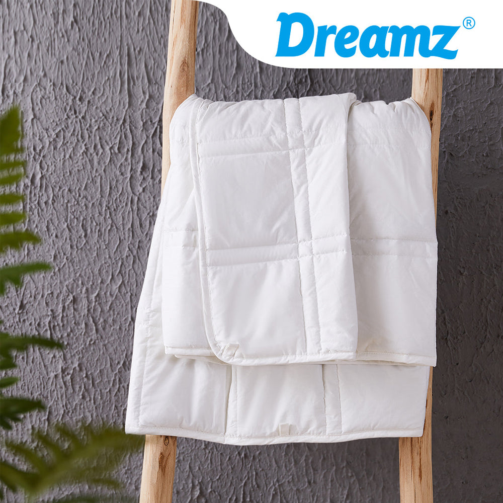 Dreamz Weighted Blanket Summer Cotton Heavy Gravity Kids Deep Relax Relief 2.3KG