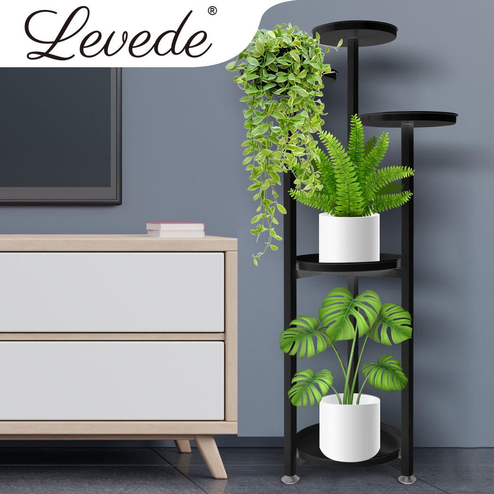 Levede Plant Stand Outdoor Indoor Flower Pots Rack Garden Shelf Home Decor 120CM