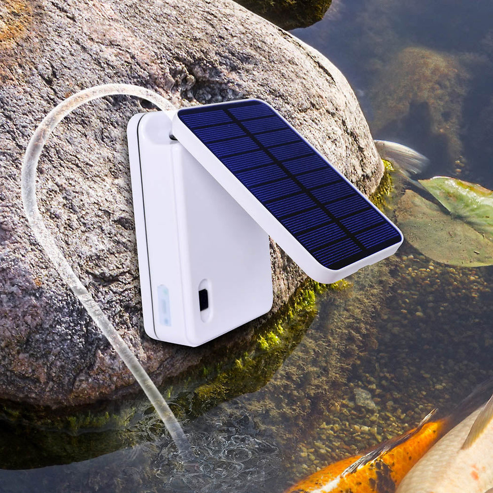 Traderight Group  Solar Oxygenator Air Pump Powered Pool Water Pond Outdoor Fish Oxygen Tank