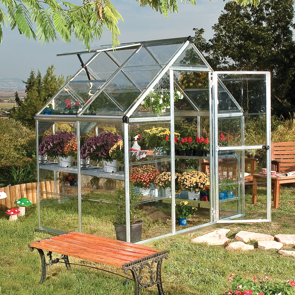 Maze Walk in Polycarbonate Greenhouse 6ft x 4ft