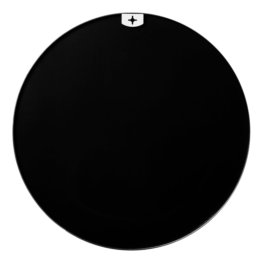 90cm Linda Round Wall Mirror Black