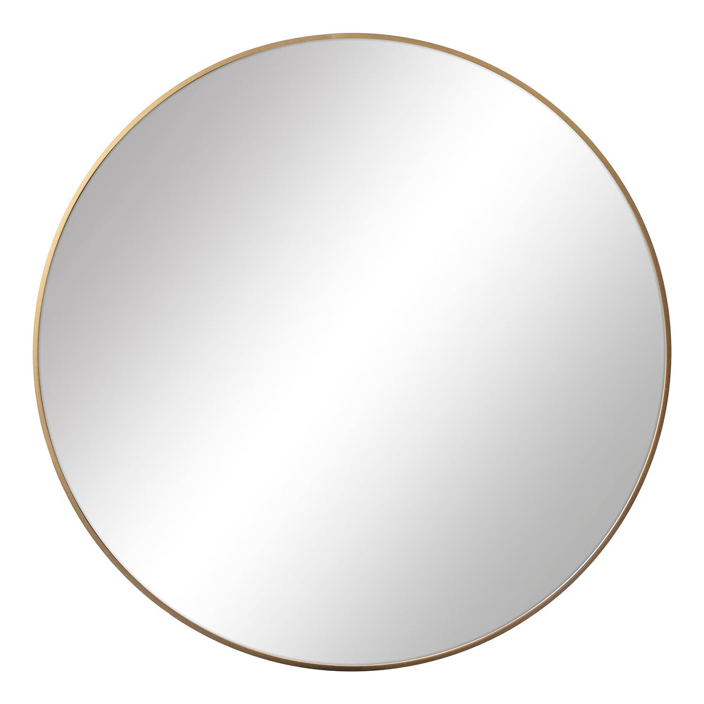 90cm Linda Round Wall Mirror Gold