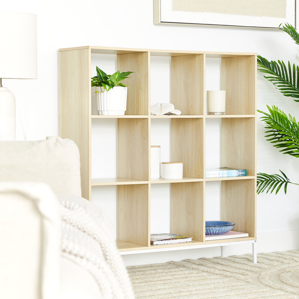 Marketlane Cuba 90cm Medium Bookshelf Oak White