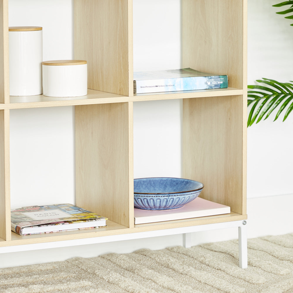 Marketlane Cuba 90cm Medium Bookshelf Oak White