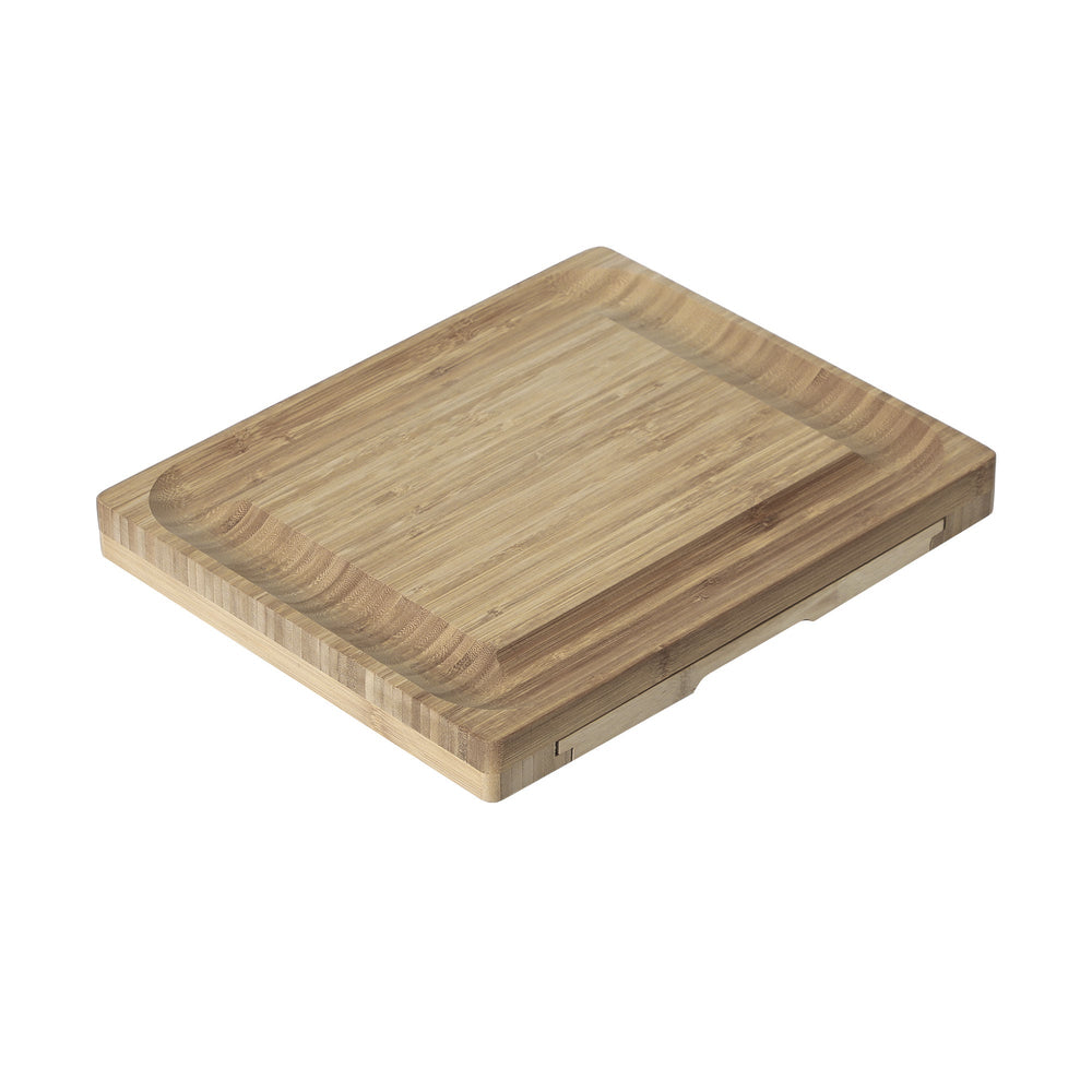 5-Piece Rectangle Bamboo Platter Cheese Board
