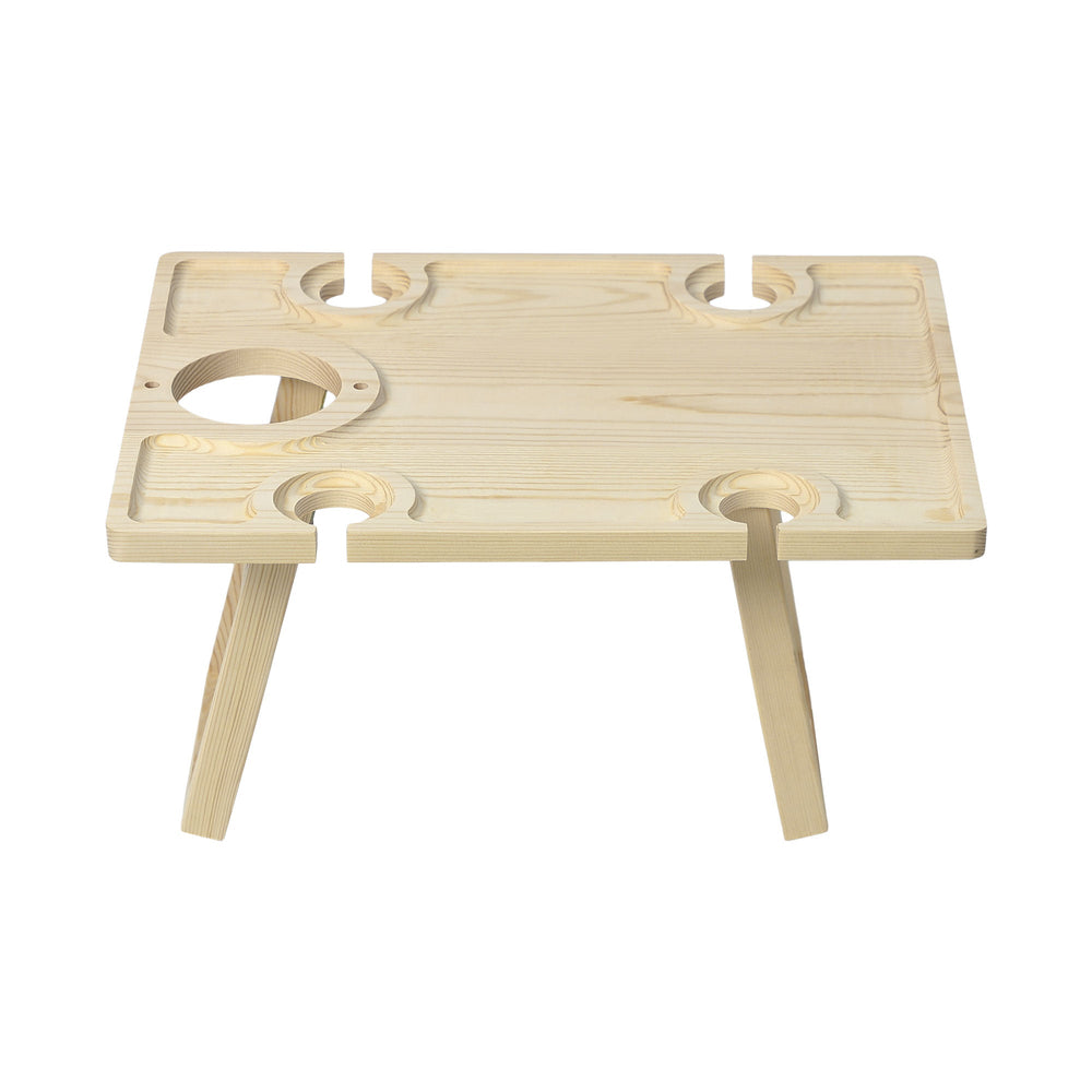Foldable Rectangle Bamboo Picnic Table