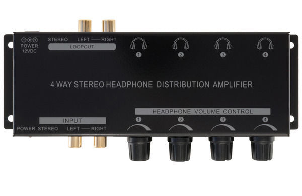 4 Way Stereo Headphones Distribution Power Pa Amplifier