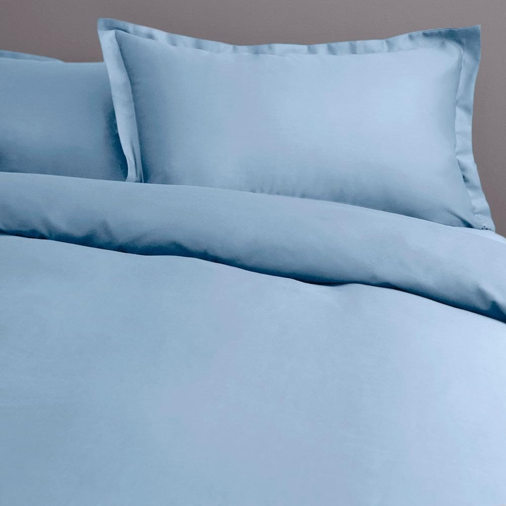 Canningvale Queen Bed Palazzo Royale 1000TC Quilt Cover Set Sky Blue