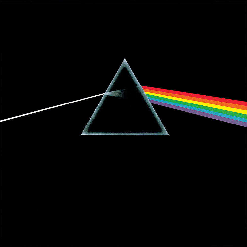 Pink Floyd The Dark Side Of The Moon Vinyl Album &amp; Crosley Record Storage Display Stand