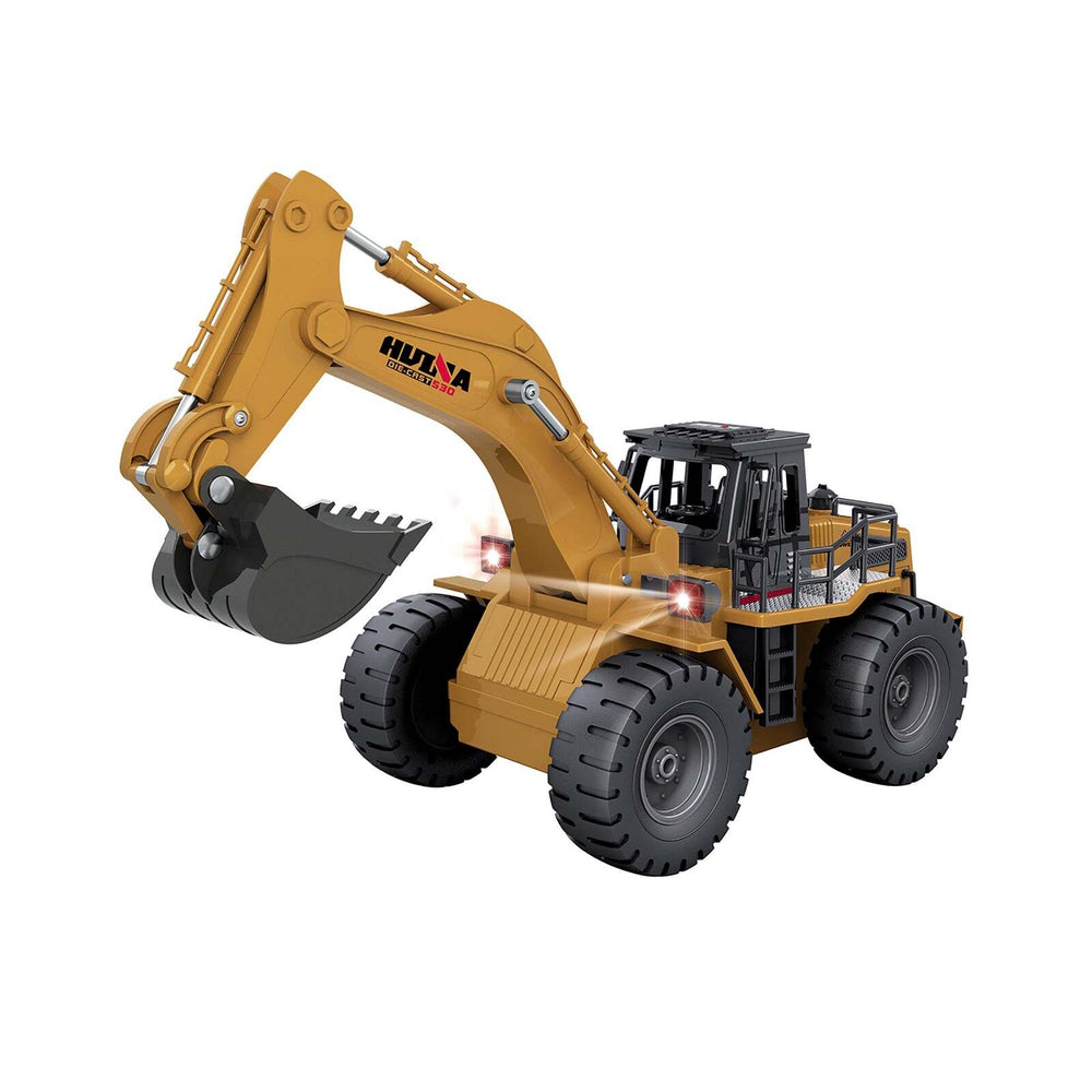 Lenoxx Remote Control Excavator Model Truck (6-Channel) w/ Driving Cab &amp; Bucket