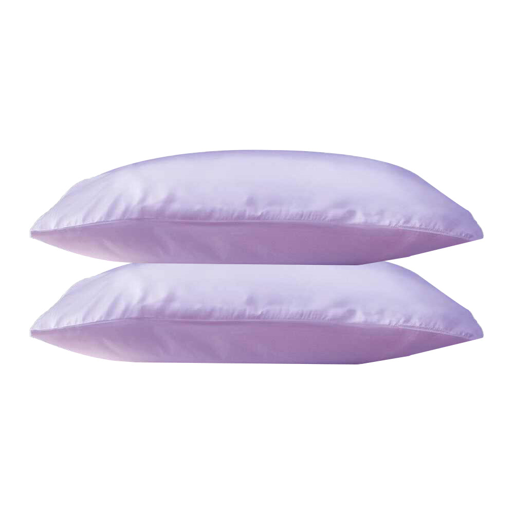 2pc Canningvale Beautysilks Pillowcase Cover Lilac