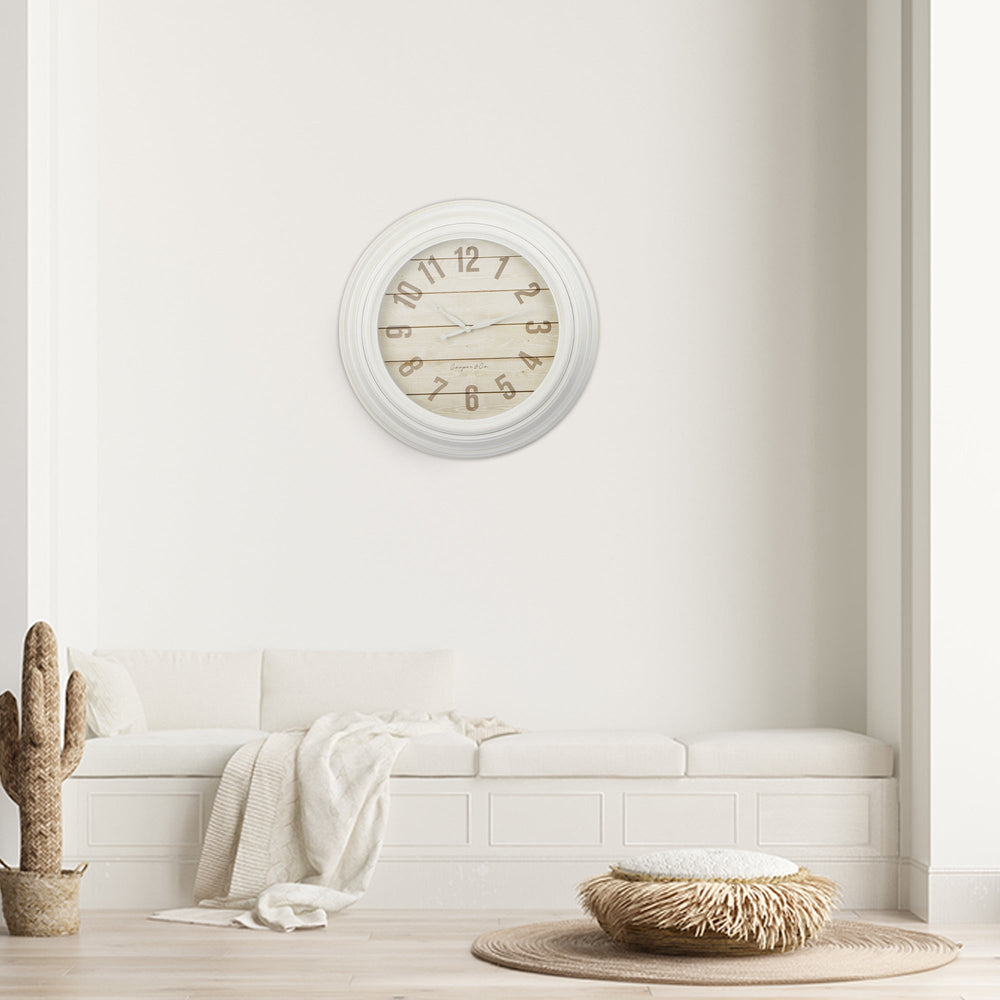 Marketlane 60cm White Jumbo Quartz Wall Clock