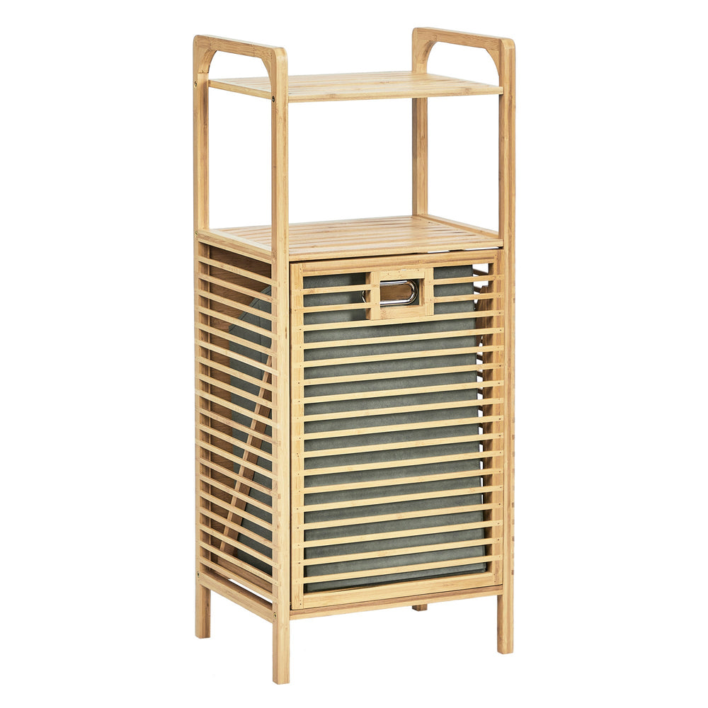 Marketlane Laundry Bamboo Storage Rack With Basket