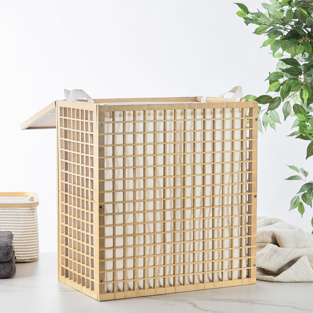 Marketlane Laundry Bamboo Storage Hamper
