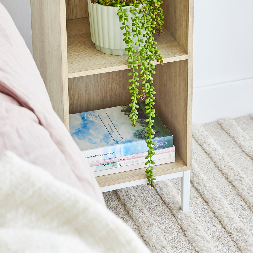 Marketlane Cuba 30cm Side Table Oak White