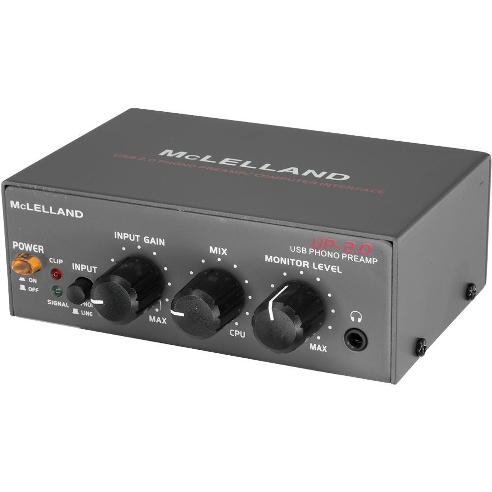 Mclelland Phono Preamp With Line In Usb Rip and Gain Control RIAA Standard