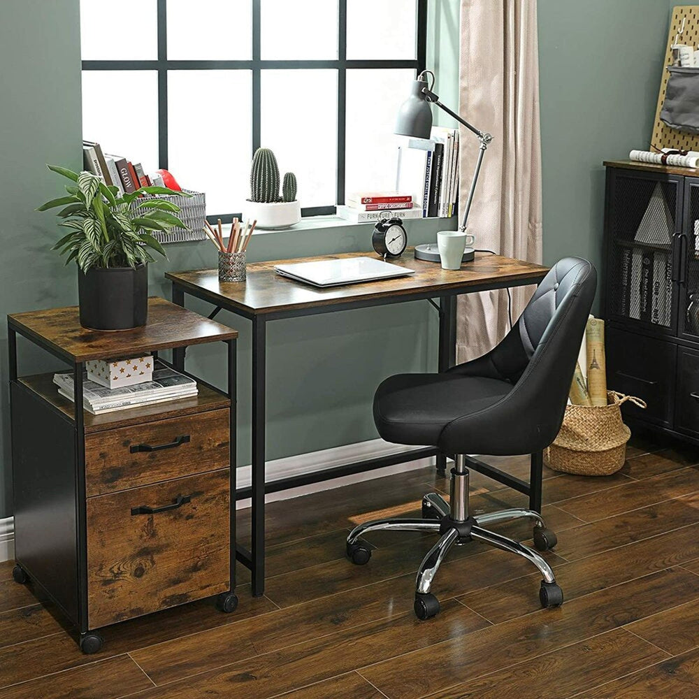 VASAGLE Computer Desk Student Study Table Home Office Workstation Wooden Desk