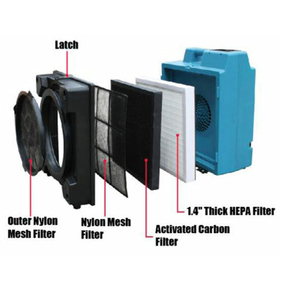 XPower X-3400 HEPA Filtered Air Purifier Scrubber