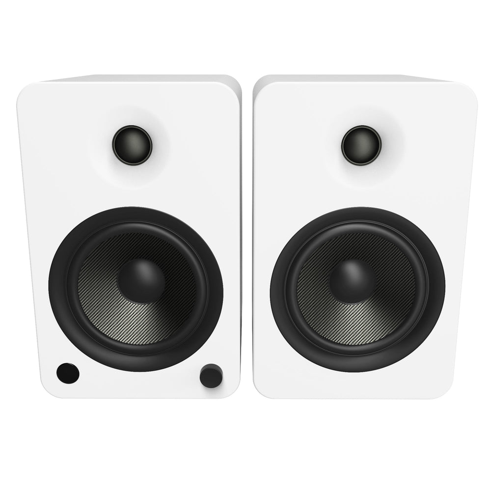 Kanto YU6 200W Powered Bookshelf Speakers with Bluetooth(R) and Phono Preamp - Pair, Matte White