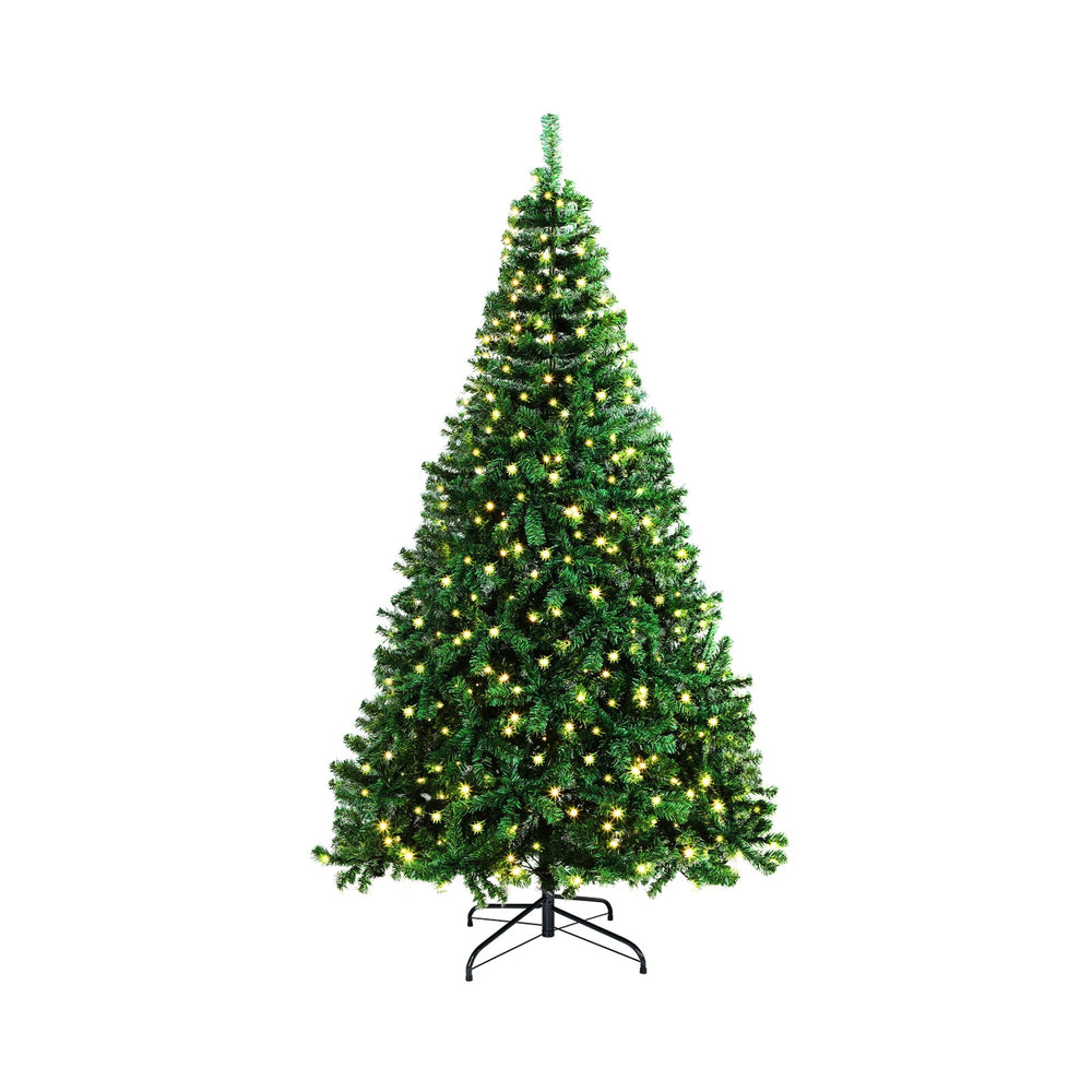 Mazam LED Christmas Tree 2.1M 7FT Xmas Trees Decorations Green 1050 Tips
