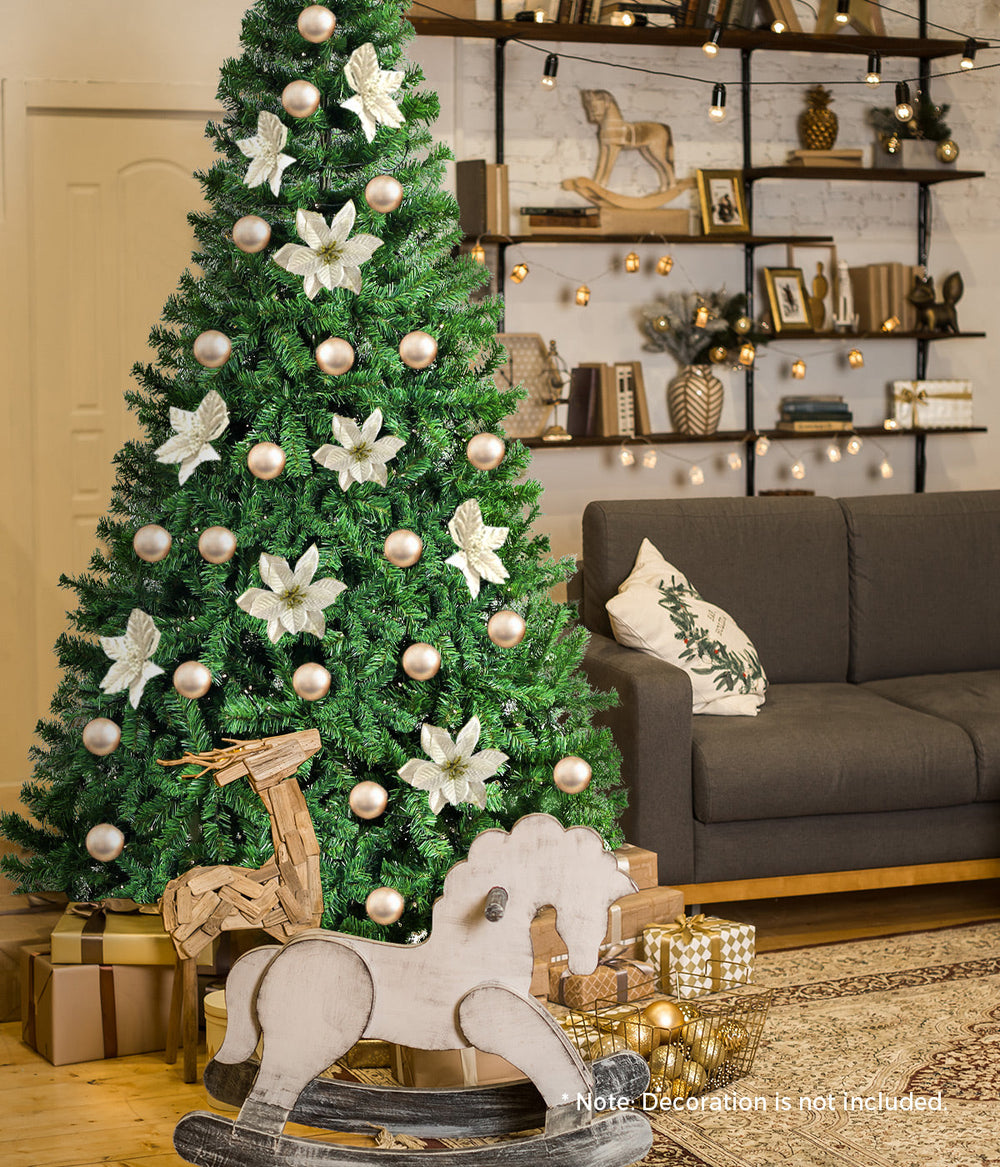 Mazam Christmas Tree 1.8M 6FT Xmas Trees Decorations Green 800 Tips