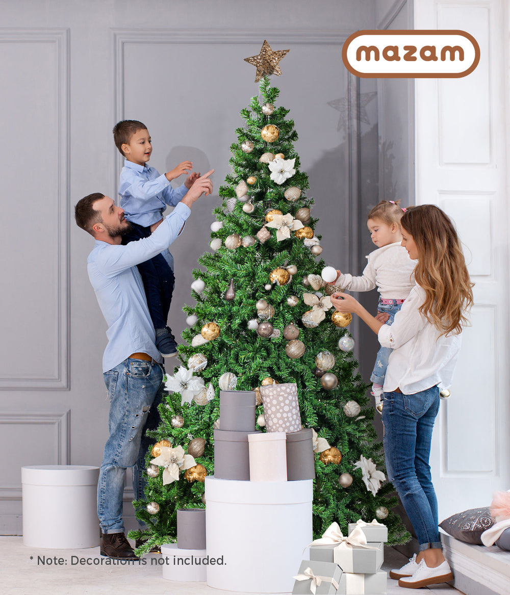 Mazam Christmas Tree 2.1M 7FT Xmas Trees Decorations Green 1000 Tips