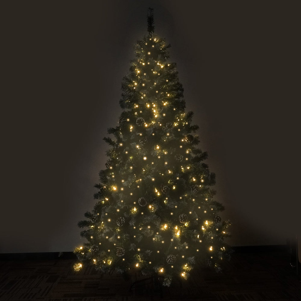 Christabelle 1.8m Pre Lit LED Christmas Tree with Pine Cones