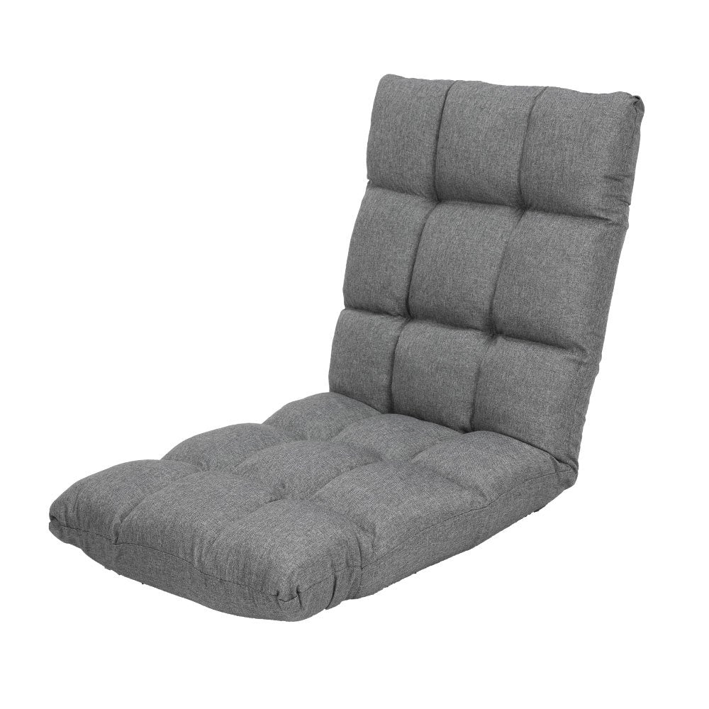Sarantino Floor Chair 99*41*12cm Linen - Dark Grey